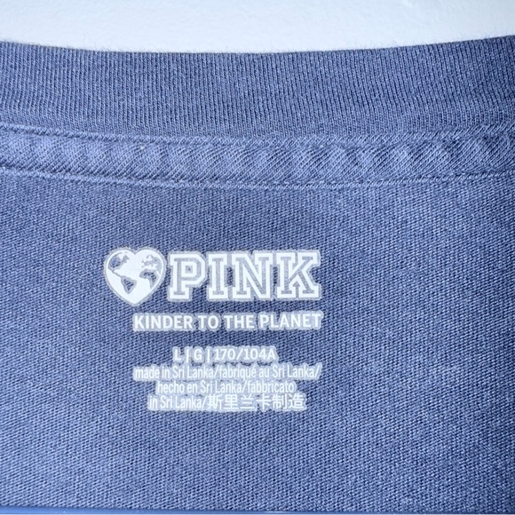 PINK Victoria's Secret Navy Short Sleeve Tee - Picture 2 of 4